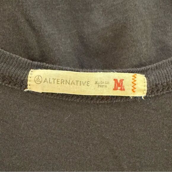 Alternative Apparel Asymmetrical Raw Hem Dark Gray Dress Women’s Size Medium - Picture 8 of 10